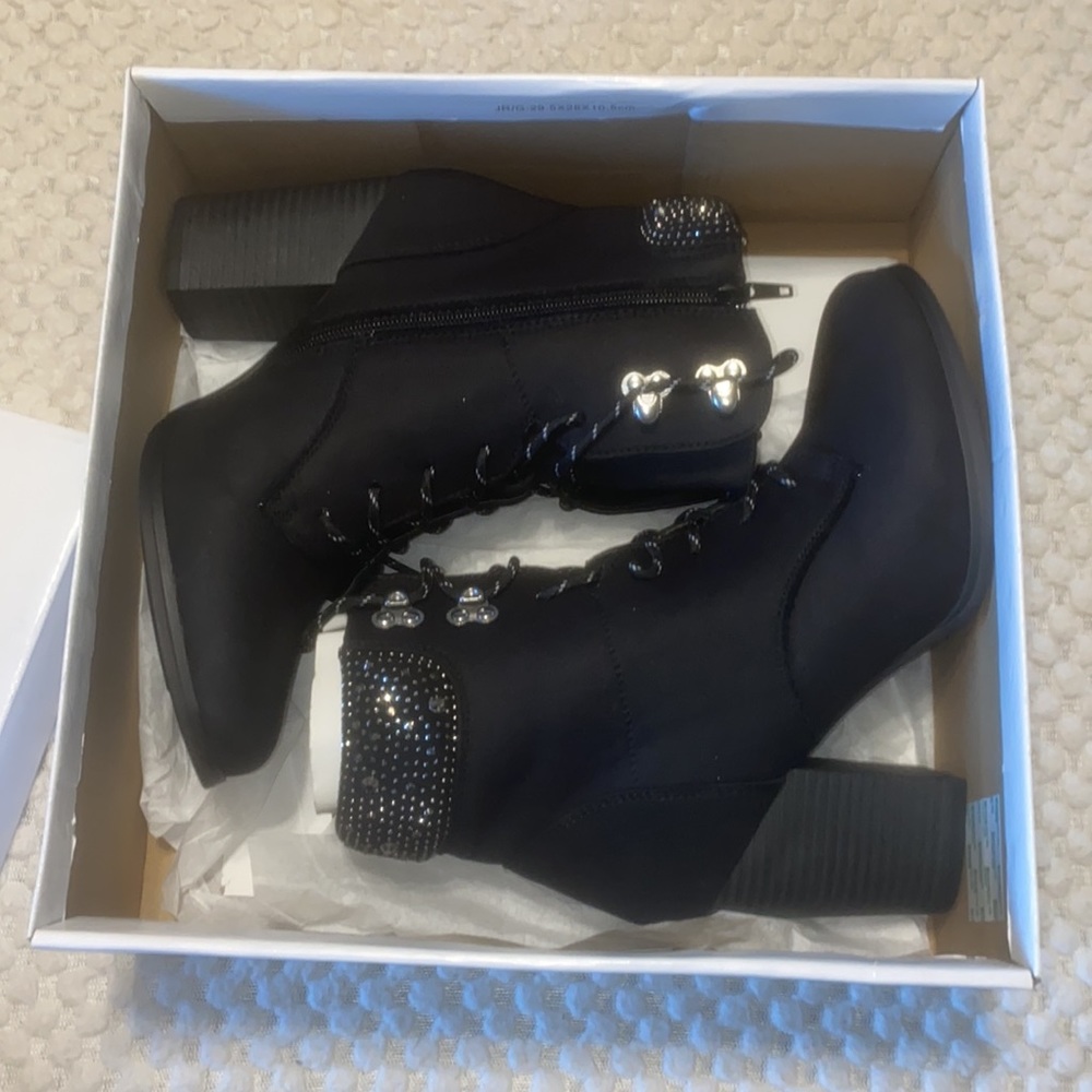 Booties with Rhinestones - Picture 4 of 4